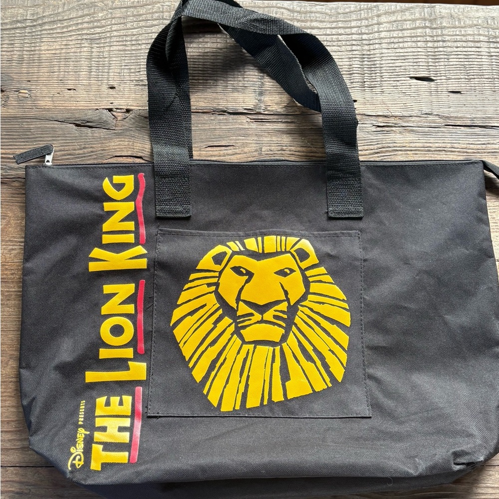 Disney The Lion King Black and Yellow Duffel Bag